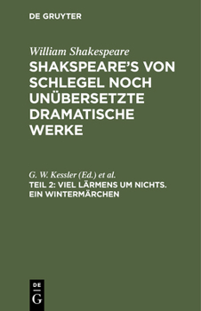 Hardcover Viel Lärmens Um Nichts. Ein Wintermärchen [German] Book