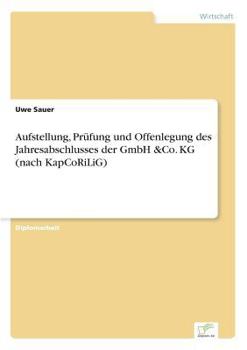 Paperback Aufstellung, Prüfung und Offenlegung des Jahresabschlusses der GmbH &Co. KG (nach KapCoRiLiG) [German] Book