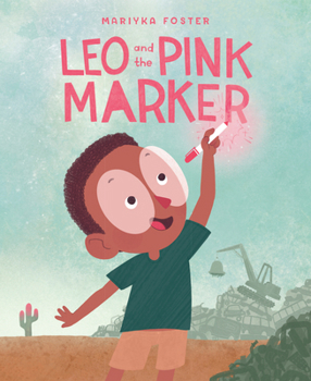 Hardcover Leo and the Pink Marker Book