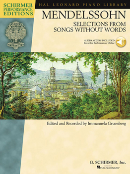 Hardcover Mendelssohn - Selections from Songs Without Words: Book with Online Audio Book