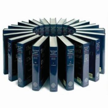 Hardcover Oxford English Dictionary: 20 vol. print set & CD ROM Book