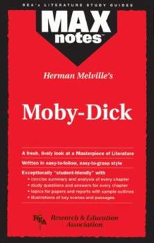 Paperback Moby-Dick (Maxnotes Literature Guides) Book