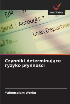Paperback Czynniki determinujące ryzyko plynności [Polish] Book