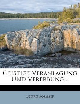 Paperback Geistige Veranlagung Und Vererbung... [German] Book