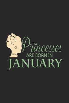 Paperback Princesses are born in January: January Birthday Line Journal Book