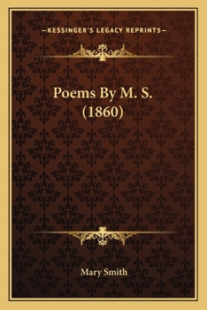 Paperback Poems By M. S. (1860) Book