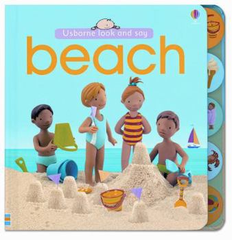 Beach (Look and Say Board Books) - Book  of the Usborne Look and Say