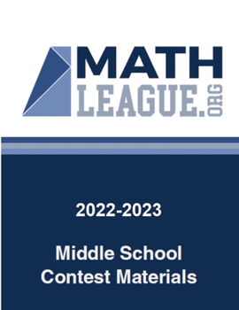 Paperback 2022-2023 Middle School Contest Materials Book