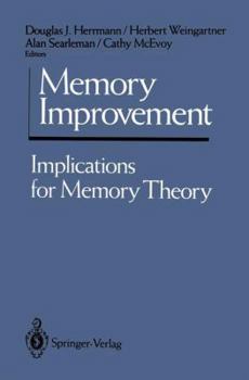 Hardcover Memory Improvement: Implications for Memory Theory Book