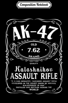 Composition Notebook: AK47  Journal/Notebook Blank Lined Ruled 6x9 100 Pages