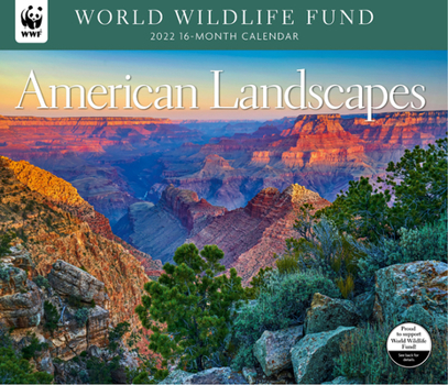 Calendar American Landscapes WWF 2022 Wall Calendar Book
