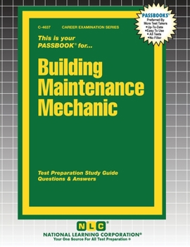 Paperback Building Maintenance Mechanic Book