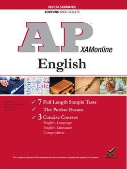 Paperback AP English: Language, Literature, and Composition Exam, 2018 Edition (College Test Preparation) Book