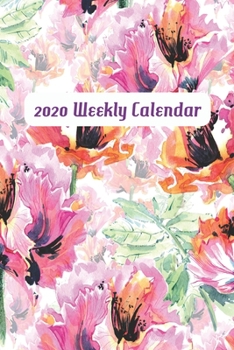 Paperback 2020 Weekly Calendar: Watercolor Poppies Book
