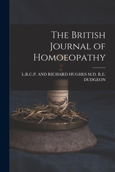 Paperback The British Journal of Homoeopathy Book