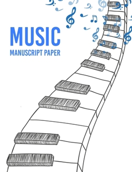 Paperback music notebook tabs: Music Writing Notebook, journal - Blank Sheet Music Notebook - Wide Staff Blank Manuscript Paper - 9 Staves Per Page - Book