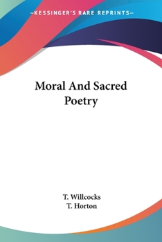 Paperback Moral And Sacred Poetry Book