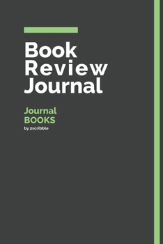 Book Review Journal Journal Books: 150 Page Book Review Templates for Journal Books with individually Numbered Pages. Notebook with Colour Softcover design. Book format: 6 x 9 in