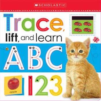 Hardcover Trace, Lift, and Learn: ABC 123 (Scholastic Early Learners) Book