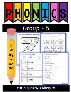 PHONICS Group 5 (z, w, ng, v, oo, OO)