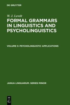 Hardcover Psycholinguistic Applications Book