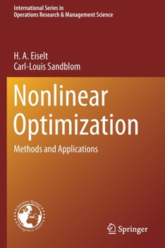Paperback Nonlinear Optimization: Methods and Applications Book