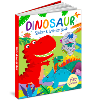 Paperback Dinosaur Sticker & Activity Book - Puffy Stickers Book