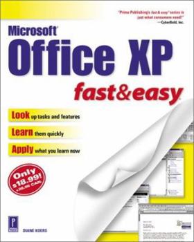 Paperback Microsoft Office XP Fast & Easy [With CD-ROM] Book
