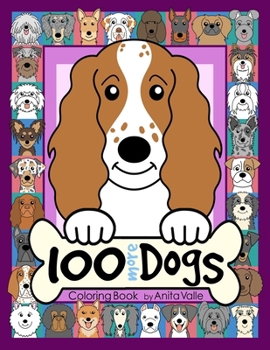 Paperback 100 More Dogs Coloring Book