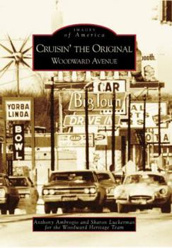 Paperback Cruisin' the Original Woodward Avenue Book