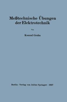 Paperback Meßtechnische Übungen Der Elektrotechnik [German] Book