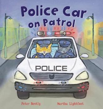 Police Car on Patrol - Book  of the Täyttä vauhtia