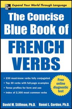 Paperback The Concise Blue Book of French Verbs Book