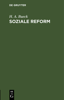 Hardcover Soziale Reform [German] Book