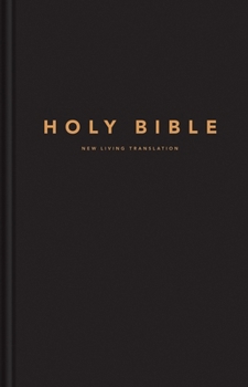 Hardcover NLT Large Print Pew Bible (Hardcover, Black) Book