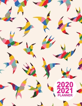 2020 2021 Planner: Pretty Daily, Weekly and Monthly Planner 2 Years | Agenda Schedule Organizer Logbook and Personal Journal Diary | 24 Months ... Appointment Book | Design Code A8 0044223