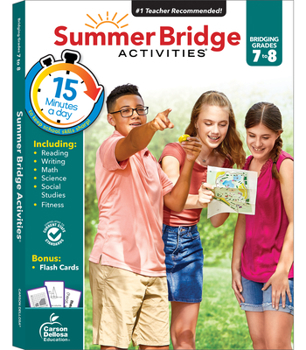 Paperback Summer Bridge Activities, Grades 7 - 8: Volume 9 Book