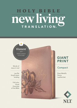 Premium Gift Bible NLT (Red Letter, Leatherlike, Very Berry Pink Vines)