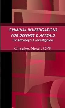 Paperback Criminal Investigations for Appeals Book