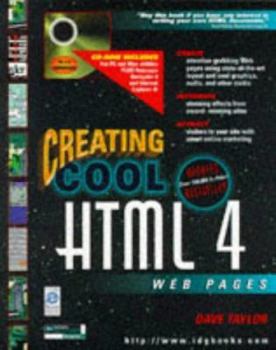 Paperback Creating Cool HTML 4 Web Pages Book
