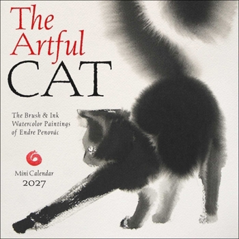 Mini-Disc The Artful Cat 2027 Mini Wall Calendar Book