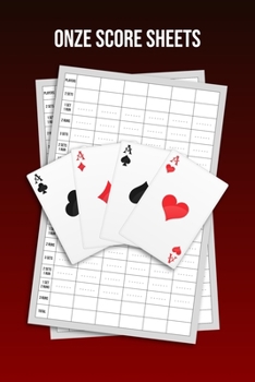 Onze Score Sheets: A pad of scoresheets: Perfect for scorekeeping: Maroon cover