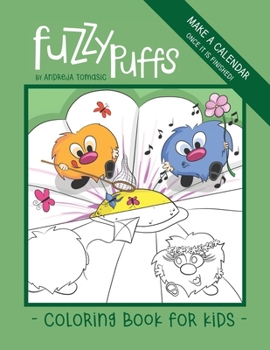 Paperback FuzzyPuffs: Coloring book for kids Book