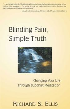 Paperback Blinding Pain, Simple Truth: Changing Your Life Through Buddhist Meditation Book