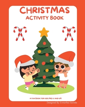 Paperback Christmas Activity Book: For 3-6 Year Olds Book
