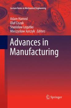 Paperback Advances in Manufacturing Book