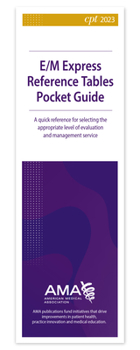 Pamphlet E/M Express Reference Tables Pocket Guide 2023 (Single) Book