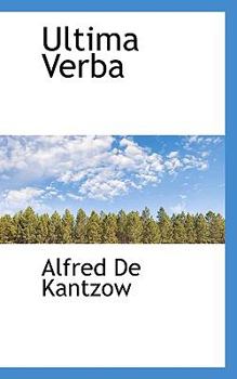 Paperback Ultima Verba Book
