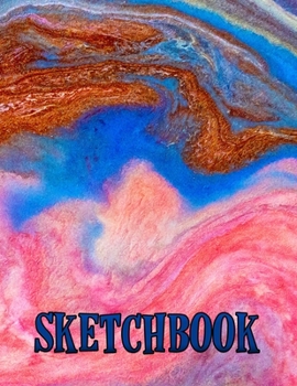 Sketchbook: Notebook for Sketching, Doodling, Painting, Drawing or Writing 8.5 x 11 100 Pages, 8.5 x 11 (Pretty Cute Abstract Cover Vol.60) (Jolly Pockets Sketchbooks)