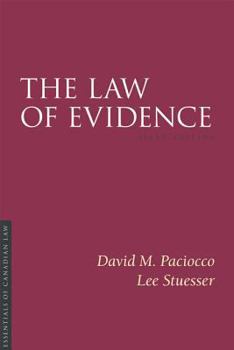 Paperback The Law of Evidence, 6/E Book